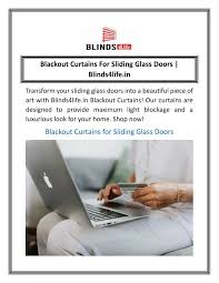 Blackout Curtains For Sliding Glass
