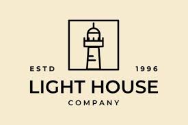 Lighthouse Line Art Logo Vector Design