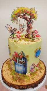 Fairy Garden Cake Topper Set Fairy