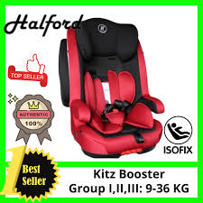 Halford Kitz Booster Carseat Isofix