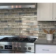 Polished Glass Subway Mosaic Tile