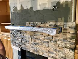 install fireplace mantel bracket step