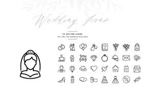 Wedding Icons Wedding Symbols In