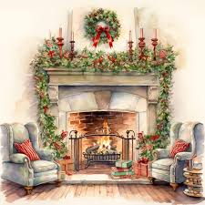 Fireplace And Decorations