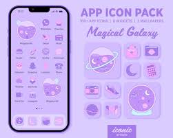 Magical Galaxy App Icon Pack Cute