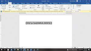 A Line Over The Top Of Text In Word