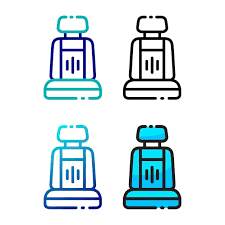 Premium Vector Car Seat Icon Design