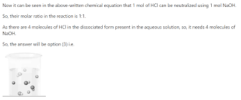A Beaker Containing A Solution Of Hci