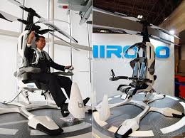 one man silent electric helicopter