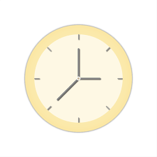 Modern Clock Beige Design Masterbundles