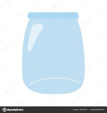 Glass Jar Empty Object Icon Stock