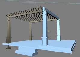 to support horizontal beams to a house