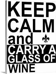 Keep Calm Large Solid Faced Canvas Wall Art Print Great Big Canvas