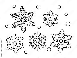 Snowflakes Snowy Weather Snowfall