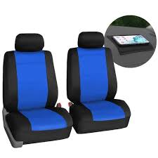 Fh Group Neoprene 47 In X 23 In X 1 In Front Seat Covers Blue