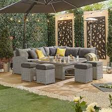 Deluxe Ciara Rattan Garden Furniture
