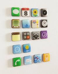 18 Pieces Pack Iphone Magnets App Apple