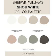 Sherwin Williams Shoji White Color