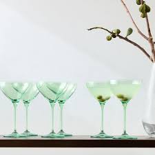 Estelle Colored Glass Martini Glass