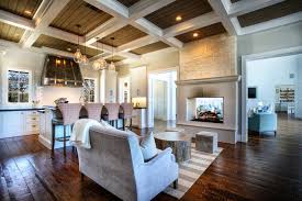 Double Sided Fireplace Open