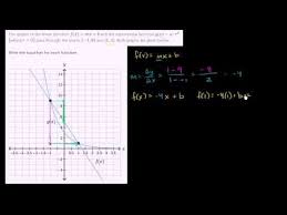 Constructing Linear And Exponential