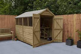 Forest 8x6 4life Overlap Apex Shed