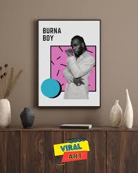 Burna Boy Printable Wall Art Burna Boy
