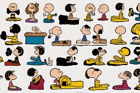 Peanuts Cartoon Characters Pose Sheet