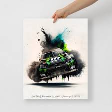 Ken Block Wall Art Monster Energy Gym