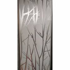 Printed Decorative Etched Glass At Rs