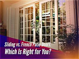 Sliding Vs French Patio Doors Which