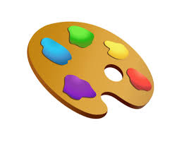 Artist Palette Icon Used When Painting