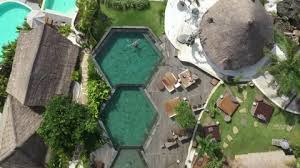 Aerial View Of A Hotel On The Sea Coast