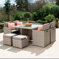 Mustique 4 Seat Cube Garden Furniture