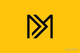 Md Logo Letter Design On Luxury