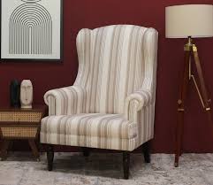 Buy Danon Lounge Chair Cream Stripe