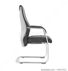 Black Luxurious Office Chair Isolated
