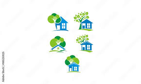 House Tree Shade Comfortable Emblem