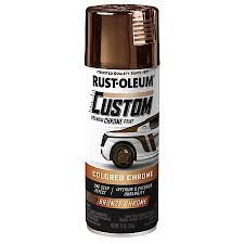 Rust Oleum 363516 Automotive Custom Chrome Spray Paint 10 Oz Bronze