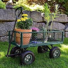 Garden Carts Yard Dump Wagon Cart Lawn