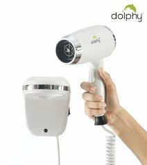 White Wall Mounted Hair Dryer 1600w For