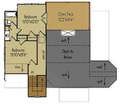 With Vaulted Ceiling Second Floor Plan