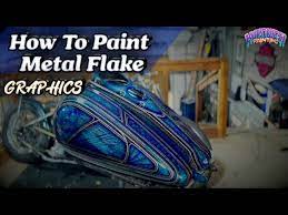 How To Paint Candy Metal Flake Graphics