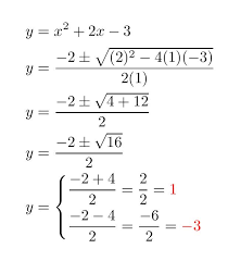 Quadratic Formula Definition Equation