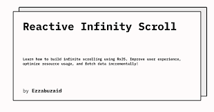 reactive infinity scroll