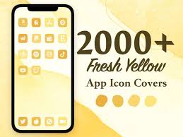 Buy Ios Yellow App Icons Pack For Your