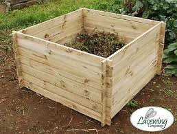 Wooden Compost Bin Composter Garden