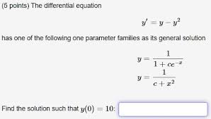 The Diffeial Equation Y