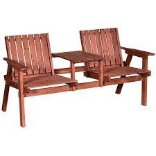 Outsunny 3 Piece Wooden Patio