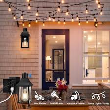 1 Light Black Dusk To Dawn Motion Sensor Outdoor Wall Lantern Sconce With Clear Glass And Built In Gfci And Usb S Wl108